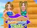 Jeu Les BFFs. Temps de château de sable en ligne Jeu Les BFFs. Temps de château de sable en ligne