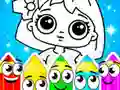 Jeu Coloriage de poupées en ligne Jeu Coloriage de poupées en ligne