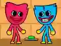 Jeu Kissy Missy et Huggy Wuggy en ligne Jeu Kissy Missy et Huggy Wuggy en ligne