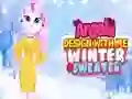 Jeu Angela Crée Avec Moi: Pull d'Hiver en ligne