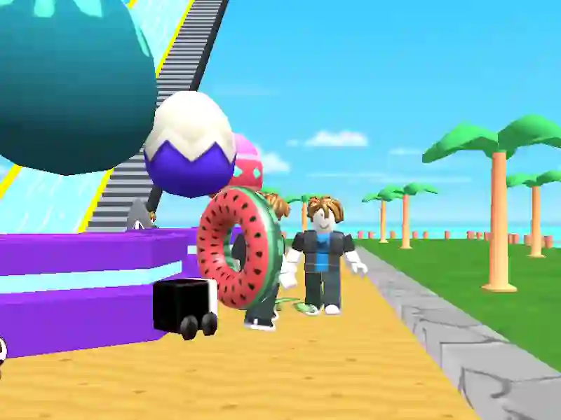 Jeu Obby: grimper et glisser en ligne