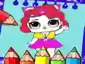 Jeu Livre de coloriage de poupées en ligne Jeu Livre de coloriage de poupées en ligne