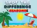 Jeu Trouvez les Différences : Saisons en ligne Jeu Trouvez les Différences : Saisons en ligne
