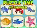 Jeu Casse-tête Temps Créatures Maritimes en ligne Jeu Casse-tête Temps Créatures Maritimes en ligne