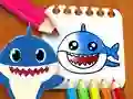 Jeu Livre de coloriage Baby Shark en ligne Jeu Livre de coloriage Baby Shark en ligne
