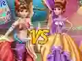 Jeu Anna la sirène contre la princesse en ligne
