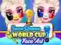 Jeu Coupe du monde Reine des neiges Art du visage en ligne