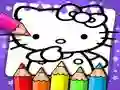 Jeu Livre de coloriage Hello Kitty en ligne