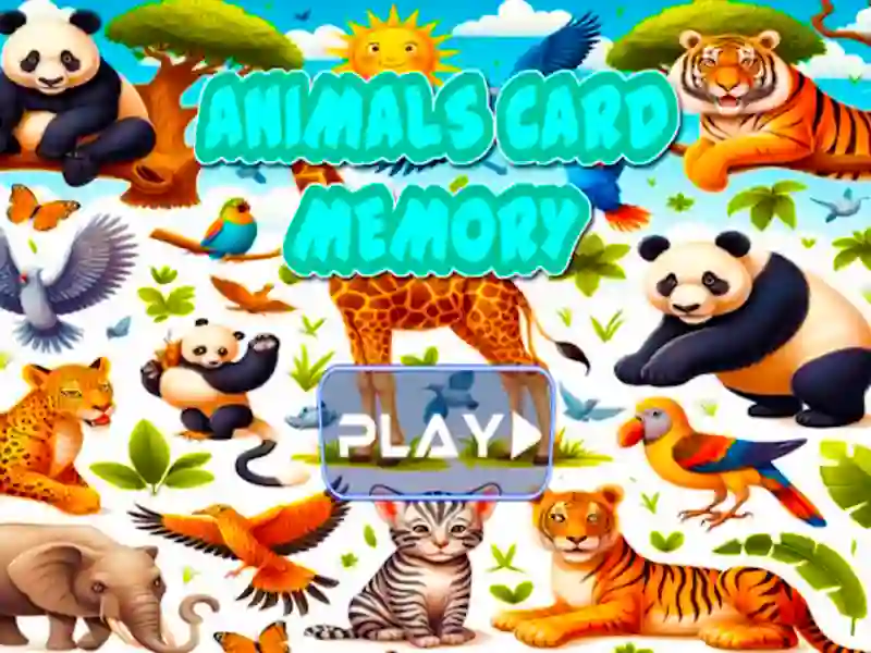 Jeu Mémoire de cartes d'animaux en ligne