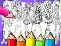 Jeu Livre de coloriage Monster High en ligne