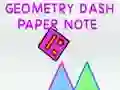 Jeu Geometry Dash Note en Papier en ligne Jeu Geometry Dash Note en Papier en ligne