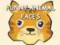 Jeu Visages d'animaux drôles en ligne