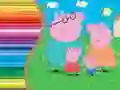 Jeu Livre de coloriage de Peppa Pig en ligne Jeu Livre de coloriage de Peppa Pig en ligne