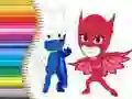 Jeu Livre à colorier PJ Masks en ligne Jeu Livre à colorier PJ Masks en ligne