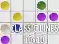 Jeu lignes classiques 10x10 en ligne