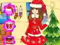 Jeu Habillage de fille pour Noël en ligne Jeu Habillage de fille pour Noël en ligne