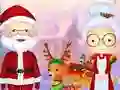 Jeu Aventure de Noël de Monsieur et Madame Santa en ligne Jeu Aventure de Noël de Monsieur et Madame Santa en ligne