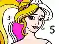 Jeu Princesse Colorier Par Numéro en ligne Jeu Princesse Colorier Par Numéro en ligne
