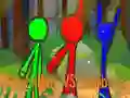 Jeu StickMan Frères contre Zombies en ligne