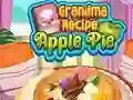 Jeu Recette de tarte aux pommes de grand-mère en ligne Jeu Recette de tarte aux pommes de grand-mère en ligne