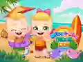Jeu Mike et Mia : Journée à la plage en ligne
