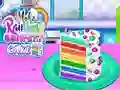 Jeu Faites un Gâteau de Confettis Arc-en-Ciel en ligne Jeu Faites un Gâteau de Confettis Arc-en-Ciel en ligne