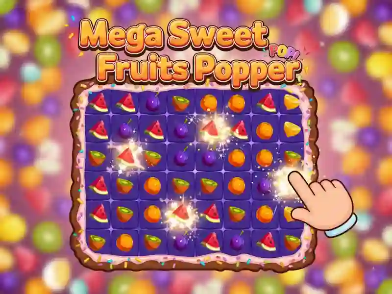 Jeu Popper Méga Fruits Sucrés en ligne