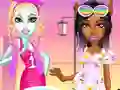 Jeu Vacances d'Été des Filles Monstres en ligne Jeu Vacances d'Été des Filles Monstres en ligne