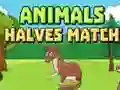 Jeu Jeu de correspondance des moitiés d'animaux en ligne
