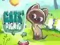Jeu Pique-nique des chats en ligne Jeu Pique-nique des chats en ligne