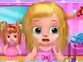Jeu Salon de Coiffure pour Enfants avec Baby-sitter en ligne