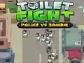 Jeu Combat de toilette : Police contre Zombie en ligne