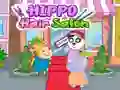 Jeu Salon de Coiffure Hippopotame en ligne