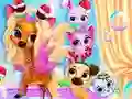 Jeu Fête des bulles de toilettage pour animaux de compagnie en ligne