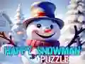 Jeu Puzzle Bonhomme de Neige Heureux en ligne Jeu Puzzle Bonhomme de Neige Heureux en ligne