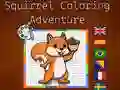Jeu Aventure de coloriage d'écureuil en ligne Jeu Aventure de coloriage d'écureuil en ligne