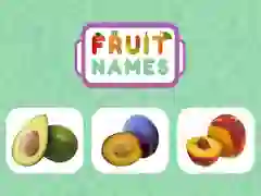 Jeu Noms de fruits en ligne