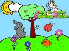 Jeu Facile à peindre le printemps en ligne