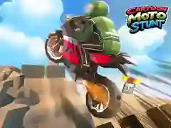 Jeu Cascade Moto Cartoon en ligne Jeu Cascade Moto Cartoon en ligne