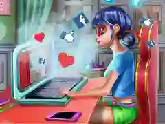 Jeu Blog de mode de la fille à pois en ligne