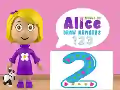Jeu Monde d'Alice: Dessine des chiffres en ligne Jeu Monde d'Alice: Dessine des chiffres en ligne