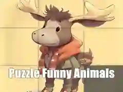 Jeu Casse-tête Animaux Amusants en ligne Jeu Casse-tête Animaux Amusants en ligne