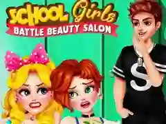 Jeu Salon de beauté de la bataille des écolières en ligne Jeu Salon de beauté de la bataille des écolières en ligne