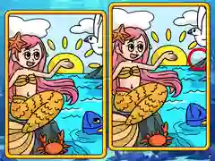Jeu Sirènes Trouvez les Différences en ligne