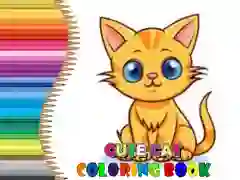 Jeu Livre de coloriage de chat mignon en ligne Jeu Livre de coloriage de chat mignon en ligne