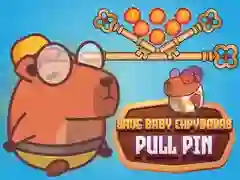 Jeu Sauvez les bébés capybaras Pull Pin en ligne Jeu Sauvez les bébés capybaras Pull Pin en ligne