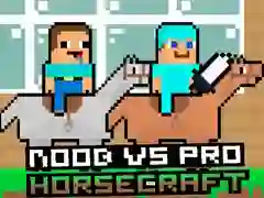 Jeu Noob contre Pro HorseCraft en ligne