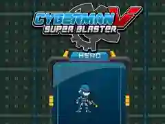 Jeu Cyberman contre Super Blaster en ligne Jeu Cyberman contre Super Blaster en ligne