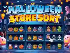Jeu Tri de la boutique d'Halloween en ligne