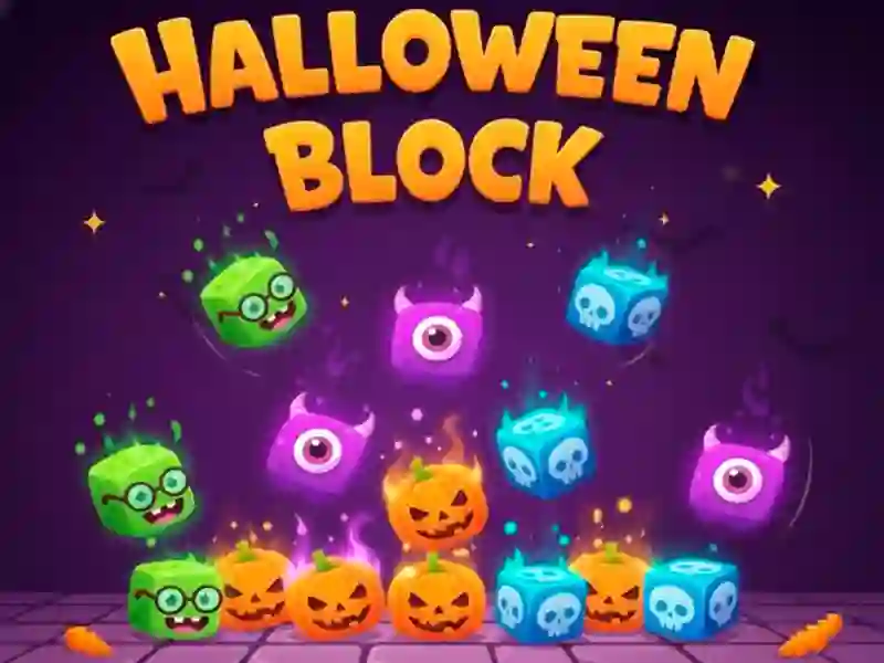 Jeu Bloc d'Halloween en ligne